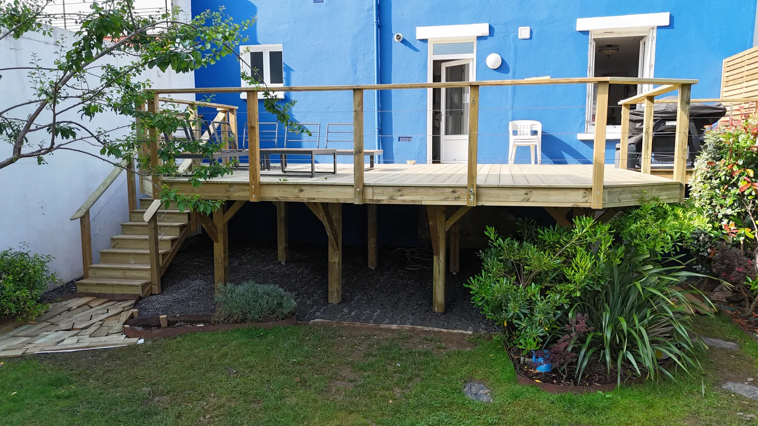 mobilier exterieur en bois la barre de mont