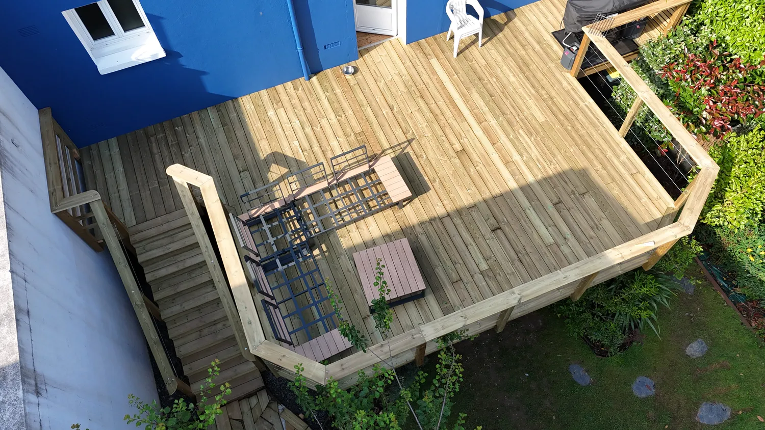 mobilier exterieur en bois noirmoutier